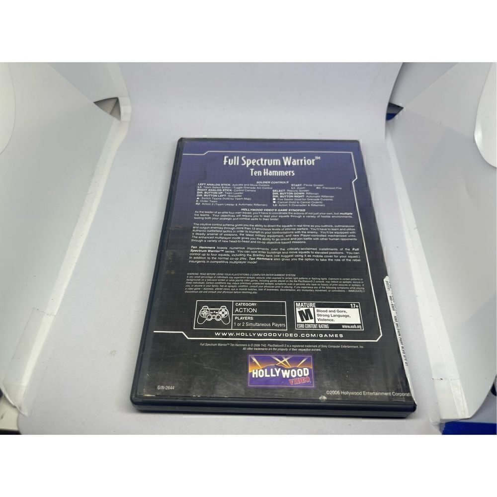 Full Spectrum aWarrior Ten Hammers Sony PlayStation 2 PS2 - Picture 4 of 4